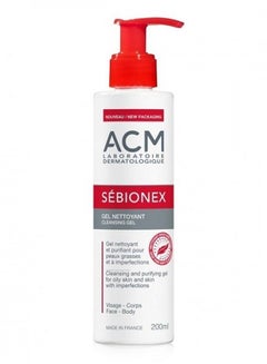 Buy ACM Sebionex Cleansing Gel for Oily Skin 200 ml in Saudi Arabia