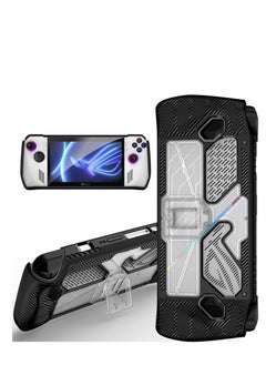 Buy Compatible for ROG Ally Case, Shock-Absorption Anti-Slip&Scratch Slim Cover, with Kickstand Military Grade Protector Case, Accessories for ROG Ally Gaming Handheld (Black) in UAE