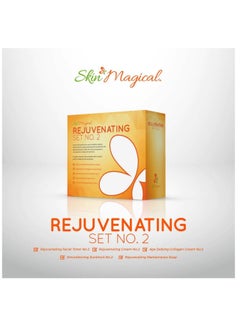 Buy Rejuvenating Set No. 2, Featuring Facial Toner, Soap, Rejuvenating Cream, Collagen Cream and Soothing Sunblock SPF 60, Ultimate Solution for Dry Skin Providing Intense Moisture. in UAE