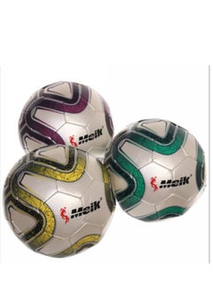 Buy Soccer Ball ForTraining and Football Clubs,Size 5 Deflated Random Colors in Saudi Arabia