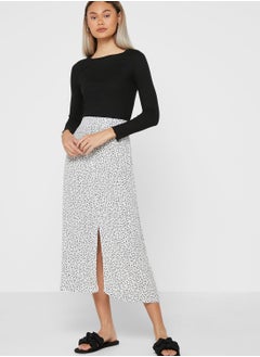 Buy Button Down Midi Skirt in Saudi Arabia