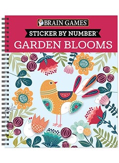 اشتري Brain Games Sticker By Number Garden Blooms By Publications International Ltd - New Seasons - Brain Games Paperback في الامارات