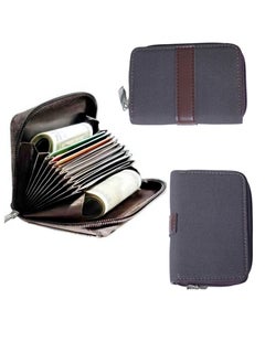 Buy Leather unisex zip credit cards and money light wallet in Egypt