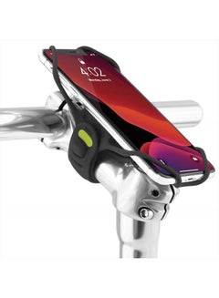 Buy Bike Phone Mount, Universal Bike Phone Holder for Stem, Ultra Light Phone Mount for Bike, Bicycle Phone Mount for Phones 5.8"-7.2" (Bike Tie Pro 3 Black) in UAE
