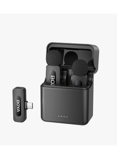 اشتري BY-V3  Dual-Channel 2.4G Wireless mic Kit For TYPE-C + Charhing Case في مصر