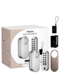 اشتري Aqara Smart Lock U200 Kit,Matter over Thread,Keyless Entry Door Lock with Home Key and Rechargeable Battery في الامارات