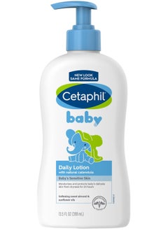 Buy Cetaphil Baby Daily Lotion,Face & Body Moisturizing Lotion for Sensitive Skin with natural Calendula,13.5 FL OZ (399ml) in UAE