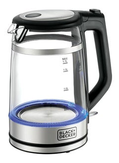 Buy Glass Kettle Double Wall 1.7 L 2200 W GK220-B5 Silver in Saudi Arabia