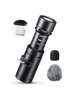 اشتري Plug And Play Lightning Microphone For iPhone iPad Mini Mic iOS Devices For Video Recording Vlogging في الامارات