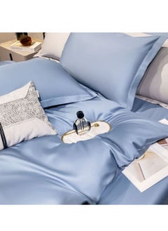 Buy 100% Grade A Egyptian Cotton Luxury Satin Pillowcase Set of 2 (51*76cm) in Saudi Arabia