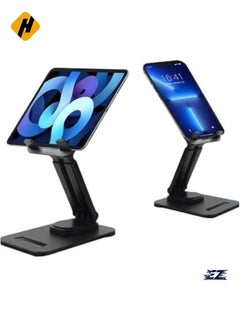 Buy Adjustable ABS Desktop Stand (170x118x30mm) for Phones & Tablets – Universal, Portable, Sturdy Design in UAE