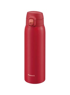 اشتري Vacuum Water Bottle Sports Bottle With Stainless Steel Insulated Leak Proof Water Bottle Red 550ml في الامارات