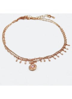 Buy Fluffy Anklet 2 Lines -Gold in Egypt