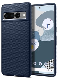 Buy Spigen Liquid Air Case Compatible with Google Pixel 7 Pro - Navy Blue in Egypt