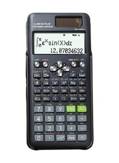 اشتري الآلة الحاسبة العلمية الهندسية الثانية Fx-991Es Plus، باللون الأسود في الامارات