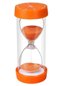 Buy Sand Timer, 30 Minutes Orange Fruit Theme Hourglass for Home Office Kitchen Decor Gift for Kids Adult (30 min) in UAE