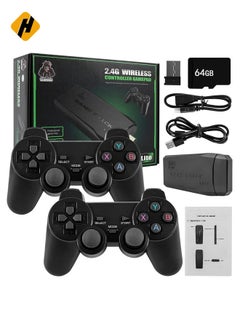 Buy M8 Wireless HDMI High-Definition Game Consol Built-in 10000+ Games with Hidden USB Flash Drive Design ,Plug and Play Video Game Stick Supports 9 emulators, 64G in UAE