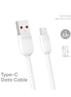Buy VIDVIE type-c data cable CB495 – white in Egypt