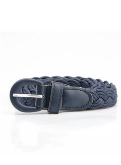 Buy Fashion Boutique Women's Needle Button Casual Versatile Jeans Belt 105cm Blue in UAE