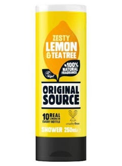 Buy Zesty Lemon and Tea Tree Vegan Shower Gel 250 ml in UAE