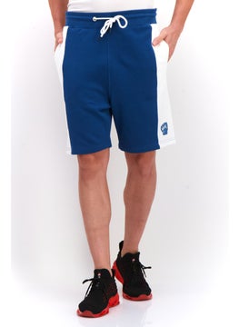 اشتري Men Sportswear Fit Drawstring Short, Teal Blue/White في السعودية