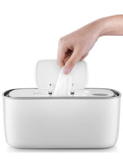 Buy Wipe Warmer - Baby Wipes Dispenser With Pop-Up Wipe Access, Baby Wipe Warmer With Precise Temperature Control, Evenly And Quickly Top Heating For Baby, Perfect Warmth, White in UAE