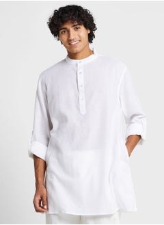 Buy Mandarin Collar Short Kurta in UAE