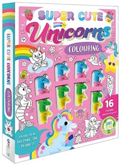 اشتري Super Cute Unicorns Colouring by Igloo Books Paperback في الامارات