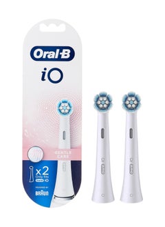 اشتري Pack Of 2 Gentle Care Replacement Brush Heads Refill For Electric Toothbrush في الامارات