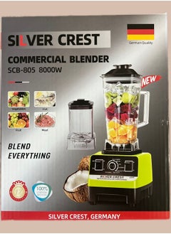 Buy Silver Crest Commercial Heavy-Duty Blender, 8000 Watts, 2 Jars in UAE