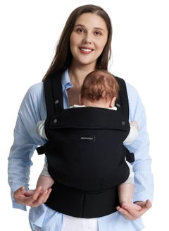 اشتري Momcozy Baby Carrier Newborn to Toddler - Ergonomic, Cozy and Lightweight Infant Carrier for 7-44lbs, Effortless to Put On, Ideal for Hands-Free Parenting, Enhanced Lumbar Support في الامارات