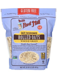 Buy Old Fashioned Rolled Oats Whole Grain Gluten Free 32 oz 907 g in UAE