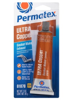 Buy Permatex 81878 3 Oz Ultra Copper RTV Silicone Gasket Maker in UAE