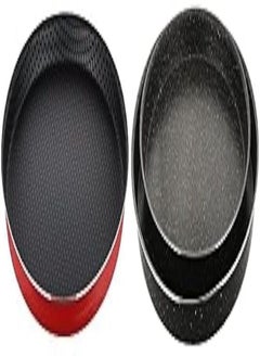 Buy Trueval pizza tray size 30 + Lazord granite pizza tray set (2 pieces, 26 x 30, black) in Egypt