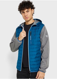 Buy Zip Through Puffer Jacket in UAE