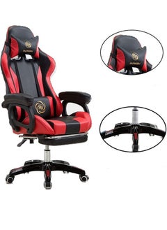 Buy Gaming Chair with Footrest Computer Chair High Back Ergonomic Esports Office Gaming Chair Racing Style Adjustable Height High Back PC Computer Chair Headrest Lumbar Support Adjustable Office Chair in Saudi Arabia