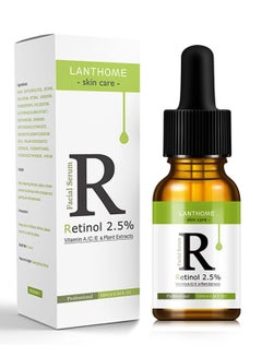 Buy Retinol 2.5% Professional Serum For Soft Glowing wrinkle Free Skin 10 ML in UAE