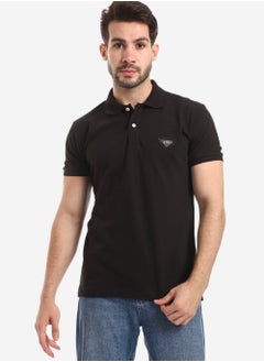 اشتري Double Buttoned Short Sleeves Pique Polo Shirt في مصر