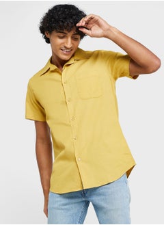 Buy Pure Cotton Casual Double Pocket Shirt in Saudi Arabia