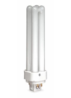 اشتري GE Biax D/E 26W 4 Pin Double Turn Compact Fluorescent Lamp - White في الامارات