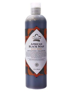 Buy African Black Soap Body Wash Black 384ml in Saudi Arabia