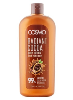 Buy Radiant Cocoa Body Lotion Natural Cocoa And Vitamin E 750 Ml in Saudi Arabia
