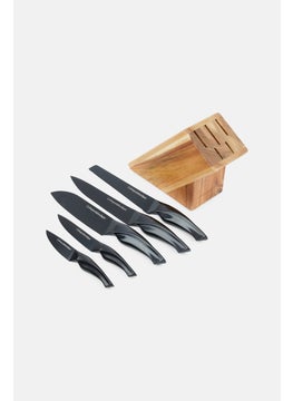 اشتري 6 Pcs Kitchen Knife Set, Black في الامارات