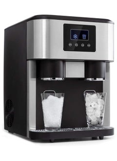 اشتري Ice Maker, 3-in-1: Ice Cubes, Crushed Ice, Cold Water, 2 Ice Cube Sizes, 15-18kg/24h, LCD Display, 1.8L Tank في الامارات