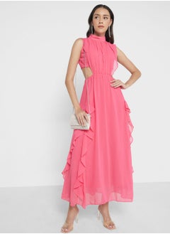 Buy Ruffled Detail Dress in UAE