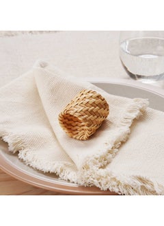 اشتري Natura Rattan Napkin Ring Dia4.5x4.5cm - Natural في الامارات