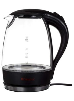 Buy 1.7L Cordless Electric Kettle EG-1700KG Black/Clear in Egypt