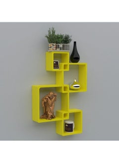 Buy Rafuf Intersecting Floating Wall Shelves with 4 Shelves in UAE