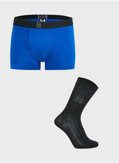 Buy Logo Band Trunk And Sock Set in UAE