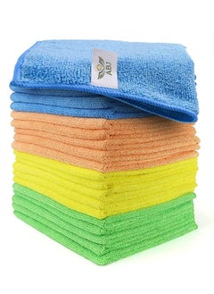 Buy AABJ Car Microfiber Towel Cleaning Cloth (20 Pack) perfect cleaning solution for your home, kitchen, rag, windows, laptop in Saudi Arabia